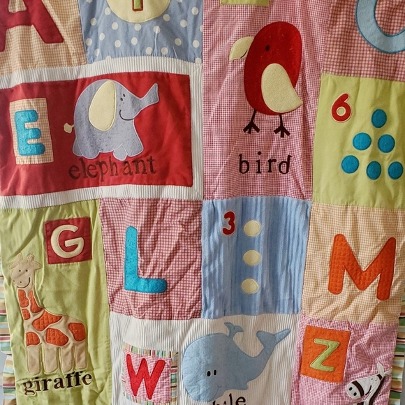 Cocalo Baby Crib Blanket/Quilt/Comforter Primary Colors Reversable Patch… - Picture 7 of 9